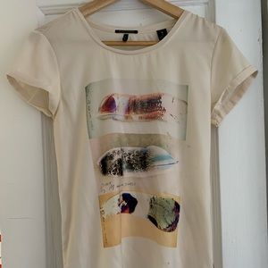 Scotch & Soda asymmetrical t-shirt!